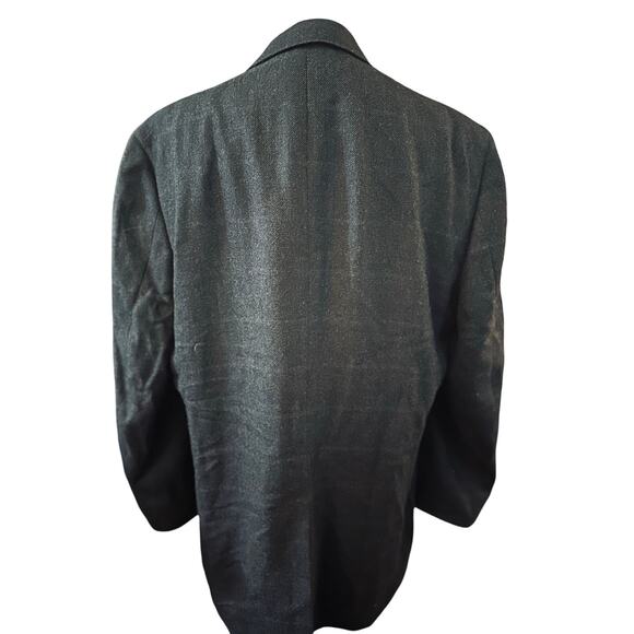 Tommy Hilfiger Three Button 100% Wool Blazer, Charcoal Tweed Detail, 44 Long - Picture 3 of 9